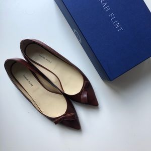 39.5 Sarah Flint Saddle Vachetta Natalie flats
